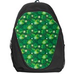 4 Leaf Clover Star Glitter Seamless Backpack Bag Front