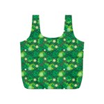 4 Leaf Clover Star Glitter Seamless Full Print Recycle Bag (S) Front