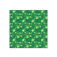 4 Leaf Clover Star Glitter Seamless Satin Bandana Scarf by Pakrebo