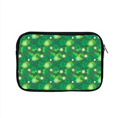 4 Leaf Clover Star Glitter Seamless Apple Macbook Pro 15  Zipper Case by Pakrebo