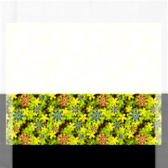 Flowers Yellow Red Blue Seamless Rectangular Jigsaw Puzzl by Pakrebo