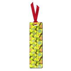 Flowers Yellow Red Blue Seamless Small Book Marks by Pakrebo