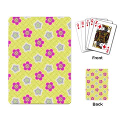 Traditional Patterns Plum Playing Cards Single Design by Pakrebo