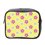 Traditional Patterns Plum Mini Toiletries Bag (Two Sides) Front