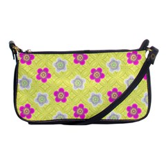 Traditional Patterns Plum Shoulder Clutch Bag by Pakrebo