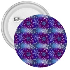 Snow White Blue Purple Tulip 3  Buttons by Pakrebo