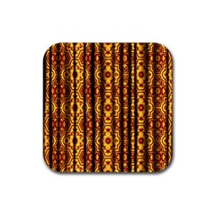 Scrapbook Background Wall Wallpaper Rubber Coaster (square) 