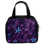 Stamping Pattern Leaves Drawing Classic Handbag (Two Sides) Front