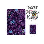 Stamping Pattern Leaves Drawing Playing Cards 54 (Mini) Front - Spade2