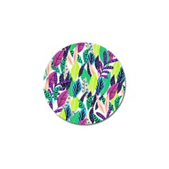 Leaves Drawing Pattern Nature Golf Ball Marker by Pakrebo