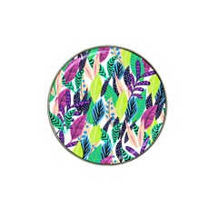 Leaves Drawing Pattern Nature Hat Clip Ball Marker by Pakrebo