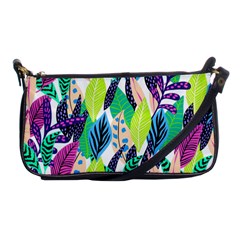 Leaves Drawing Pattern Nature Shoulder Clutch Bag by Pakrebo