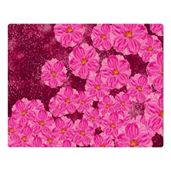 Cherry Blossoms Floral Design Double Sided Flano Blanket (large)  by Pakrebo