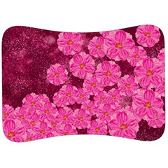 Cherry Blossoms Floral Design Velour Seat Head Rest Cushion