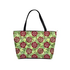 Seamless Pattern Leaf The Pentagon Classic Shoulder Handbag by Pakrebo