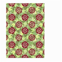 Seamless Pattern Leaf The Pentagon Large Garden Flag (two Sides) by Pakrebo