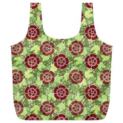 Seamless Pattern Leaf The Pentagon Full Print Recycle Bag (xl) by Pakrebo