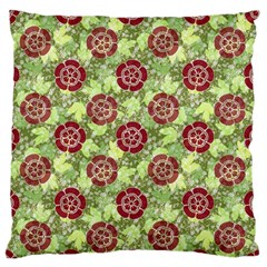 Seamless Pattern Leaf The Pentagon Large Flano Cushion Case (two Sides) by Pakrebo