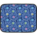 Floral Design Asia Seamless Pattern Double Sided Fleece Blanket (Mini)  35 x27  Blanket Back