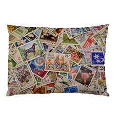 Wallpaper Background Stamps Pillow Case by Pakrebo