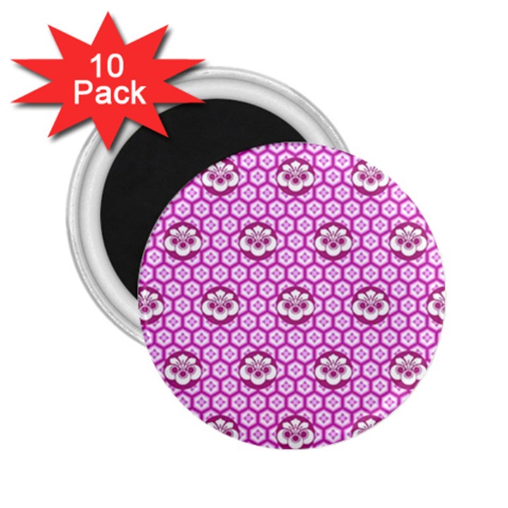 Paulownia Flowers Japanese Style 2.25  Magnets (10 pack) 