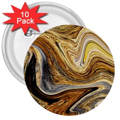 Abstract Acrylic Art Artwork 3  Buttons (10 Pack)  by Pakrebo