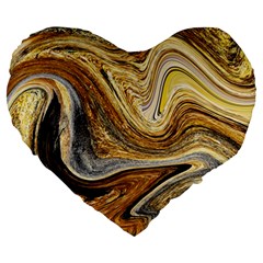 Abstract Acrylic Art Artwork Large 19  Premium Heart Shape Cushions by Pakrebo