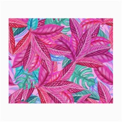 Leaves Tropical Reason Stamping Small Glasses Cloth by Pakrebo