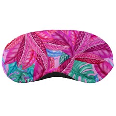 Leaves Tropical Reason Stamping Sleeping Masks by Pakrebo