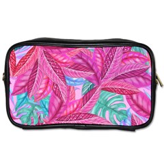 Leaves Tropical Reason Stamping Toiletries Bag (two Sides) by Pakrebo