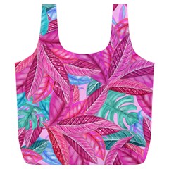 Leaves Tropical Reason Stamping Full Print Recycle Bag (xl) by Pakrebo