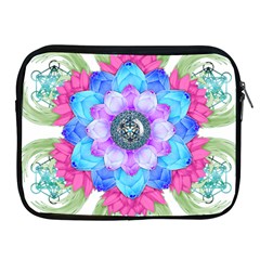 Lotus Flower Bird Metatron s Cube Apple Ipad 2/3/4 Zipper Cases by Pakrebo