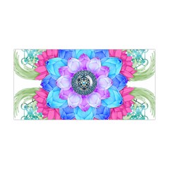 Lotus Flower Bird Metatron s Cube Yoga Headband by Pakrebo