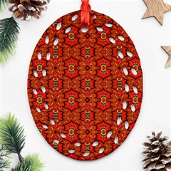 Ml 169 Oval Filigree Ornament (two Sides)