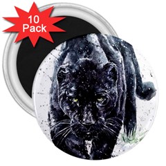 Panther 3  Magnets (10 Pack)  by kot737