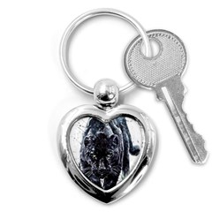 Panther Key Chains (heart)  by kot737