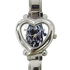 Panther Heart Italian Charm Watch by kot737