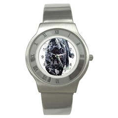 Panther Stainless Steel Watch by kot737