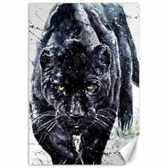 Panther Canvas 12  X 18 