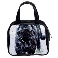 Panther Classic Handbag (two Sides) by kot737