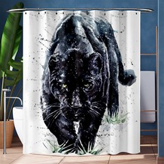 Panther Shower Curtain 60  X 72  (medium)  by kot737