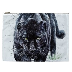 Panther Cosmetic Bag (xxl) by kot737