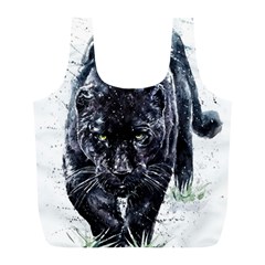 Panther Full Print Recycle Bag (l) by kot737