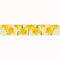 Yellow Daffodils Pattern Small Bar Mats by Valentinaart