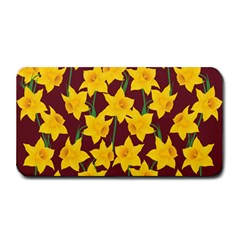 Yellow Daffodils Pattern Medium Bar Mats by Valentinaart