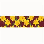 Yellow Daffodils Pattern Large Bar Mats 32 x8.5  Bar Mat