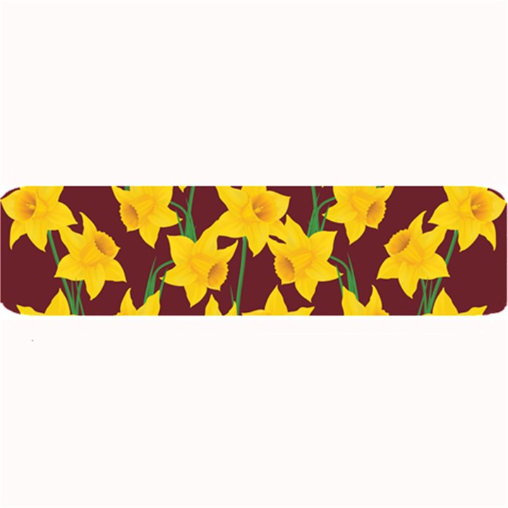 Yellow Daffodils Pattern Large Bar Mats