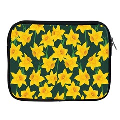 Yellow Daffodils Pattern Apple Ipad 2/3/4 Zipper Cases by Valentinaart