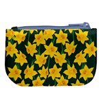 Yellow Daffodils Pattern Large Coin Purse Back