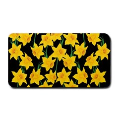 Yellow Daffodils Pattern Medium Bar Mats by Valentinaart